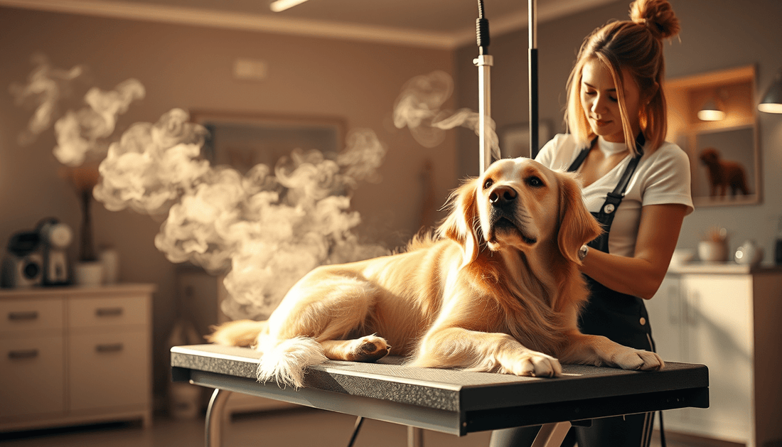 The Secret to Stress-Free Grooming: How the Pawsh Groomer's Steam Technology Keeps Pets Calm